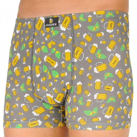 Herenboxershort VoXX veelkleurig (Kevin-pivo/malé šedé)