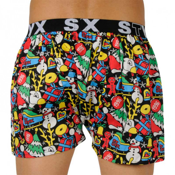 Herenboxershort Styx kunst sport rubber kerst (B1258)