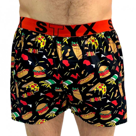 Herenboxershort kunst sportrubber en sokken Styx voeding (BH1253)