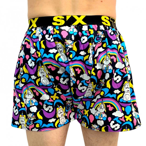 Herenboxershort kunst sport rubber en sokken Styx Eenhoorn (BH1158)