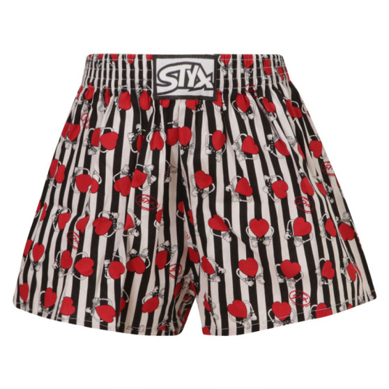 Kinder shorts Styx kunst klassieke rubberen harten (J752)