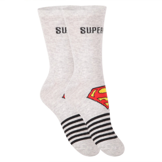 Kindersokken E plus M Superman grijs (SUPERMAN-A)