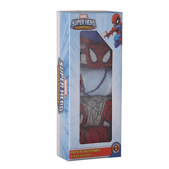 5PACK kindersokken Cerdá Spiderman veelkleurig (2200007418)