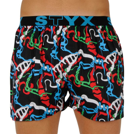 Herenboxershort Styx kunst sport rubber jungle (B1157)