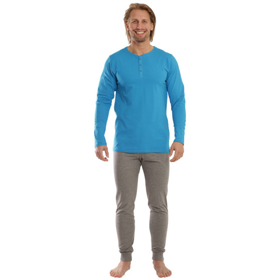 Herenpyjama Gino blauw (79115)