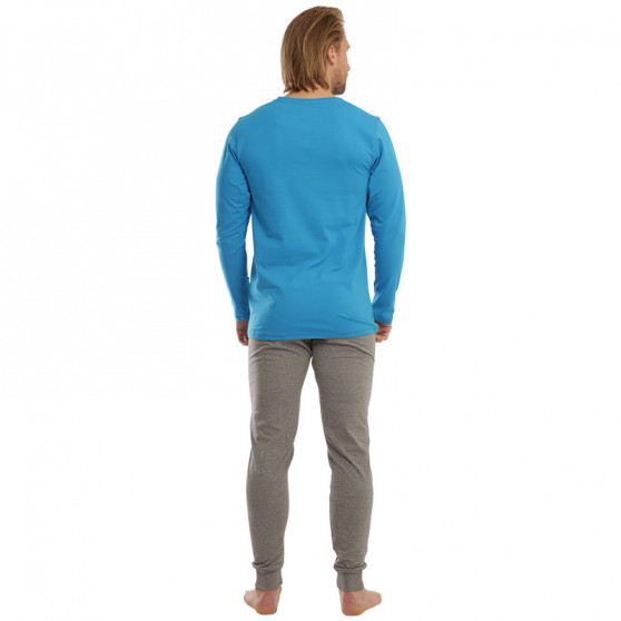 Herenpyjama Gino blauw (79115)