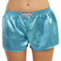 Damesboxershorts Styx klassiek elastisch satijn blauw (L967)