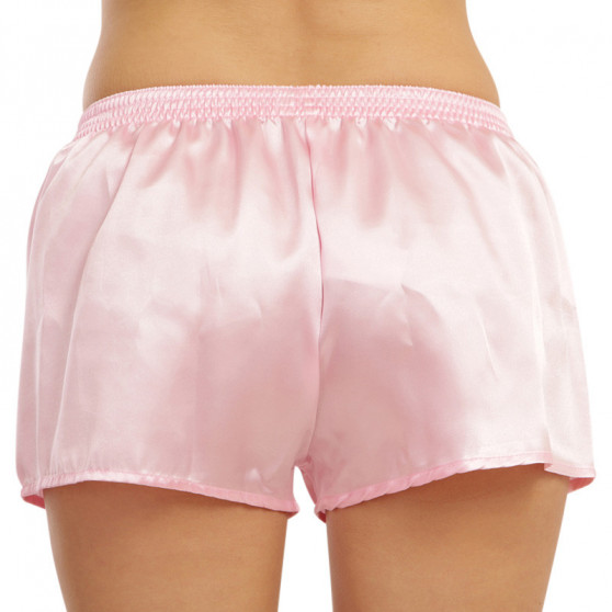 Damesboxershorts Styx classic rubber satijn roze (L1160)