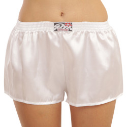 Damesboxershorts Styx klassiek elastisch satijn wit (L1061)