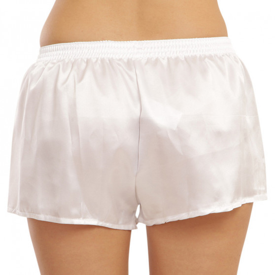 Damesboxershorts Styx klassiek elastisch satijn wit (L1061)