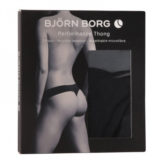 2PACK dames string Bjorn Borg veelkleurig (10000827-MP001)