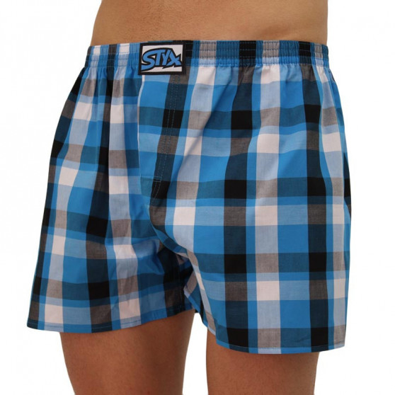 5PACK klassieke rubberen Herenboxershort en bamboe sokken Styx in geschenkverpakking (5HB960A82230347)