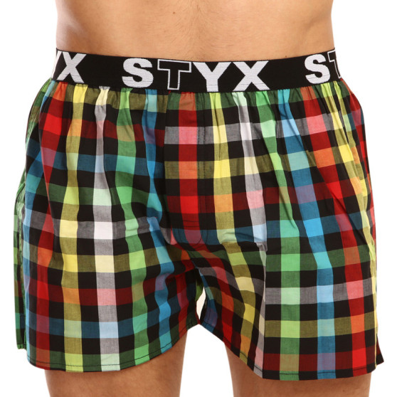 Herenboxershort Styx sport elastisch meerkleurig (B907)