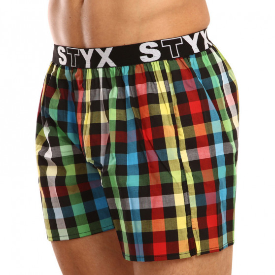 Herenboxershort Styx sport elastisch meerkleurig (B907)