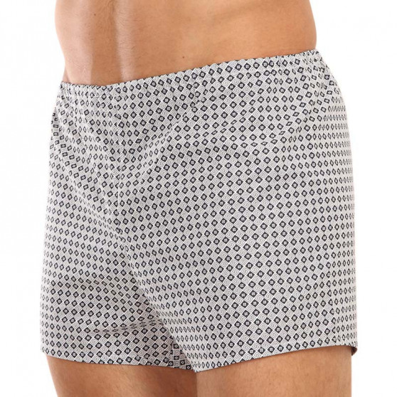 Klassieke Herenboxershort Foltýn zwart beige patroon