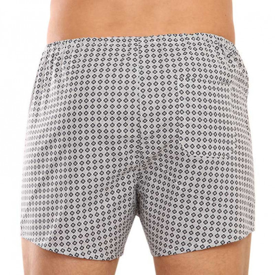 Klassieke Herenboxershort Foltýn zwart beige patroon