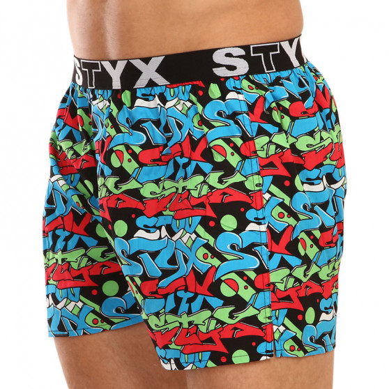 Herenboxershort Styx kunst sport rubber graffiti (B1255)