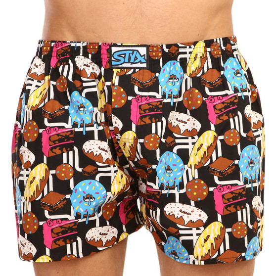 Herenboxershort Styx kunst klassieke rubber oversized snoepjes (E1252)