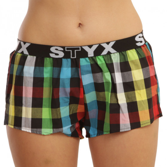 3PACK Damesboxershorts Styx sport elastisch meerkleurig (T8132628)