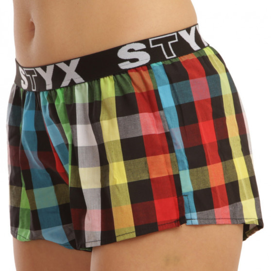 3PACK Damesboxershorts Styx sport elastisch meerkleurig (T8132628)