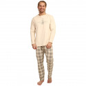 Herenpyjama Gino beige (79121)