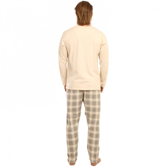 Herenpyjama Gino beige (79121)