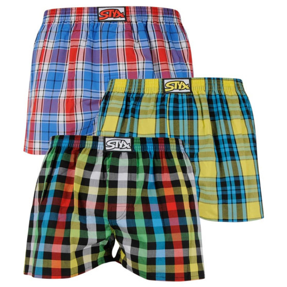 3PACK Herenboxershort Styx classic elastisch meerkleurig (A9070810)