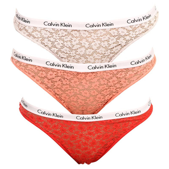 3PACK Dames Braziliaanse slip Calvin Klein veelkleurig (QD3925E-W5F)