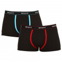 2PACK Herenboxershort Molvy zwart (KP-082-BEU)