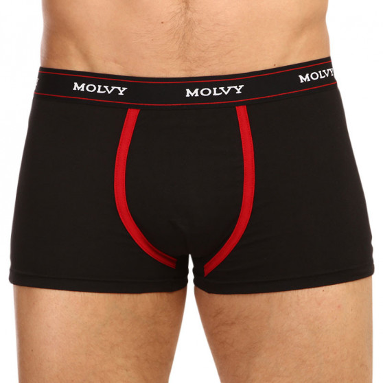 2PACK Herenboxershort Molvy zwart (KP-082-BEU)