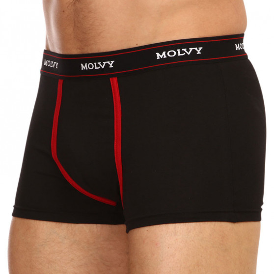 2PACK Herenboxershort Molvy zwart (KP-082-BEU)