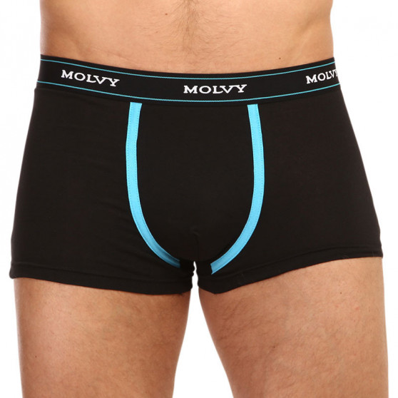 2PACK Herenboxershort Molvy zwart (KP-082-BEU)