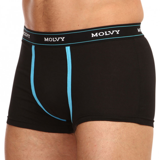 2PACK Herenboxershort Molvy zwart (KP-082-BEU)