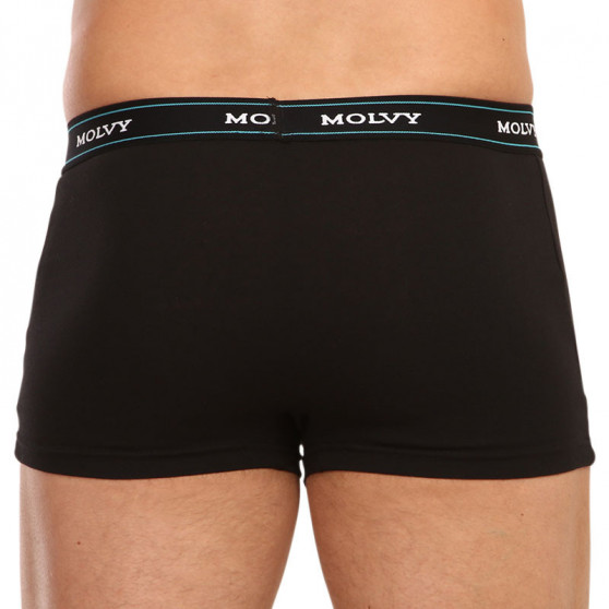 2PACK Herenboxershort Molvy zwart (KP-082-BEU)