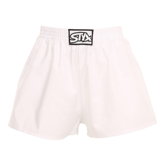 Kindershort Styx classic rubber wit (J1061)