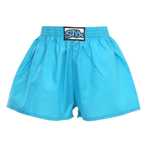 Kindershort Styx classic rubber lichtblauw (J969)