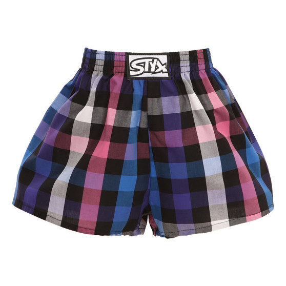 Kindershort Styx klassiek elastisch meerkleurig (J917)