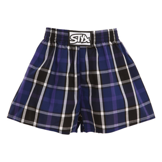 Kindershort Styx klassiek elastisch meerkleurig (J919)