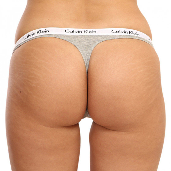 3PACK dames string Calvin Klein oversized multicolour (QD3800E-13X)