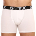 Herenboxershort Styx lang sportelastisch wit (U1061)