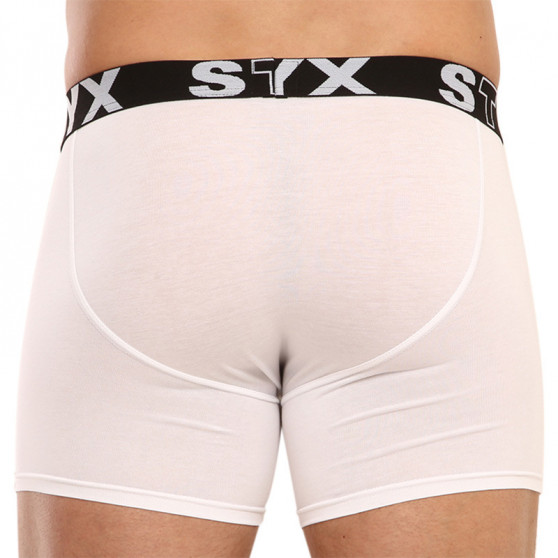 Herenboxershort Styx lang sportelastisch wit (U1061)