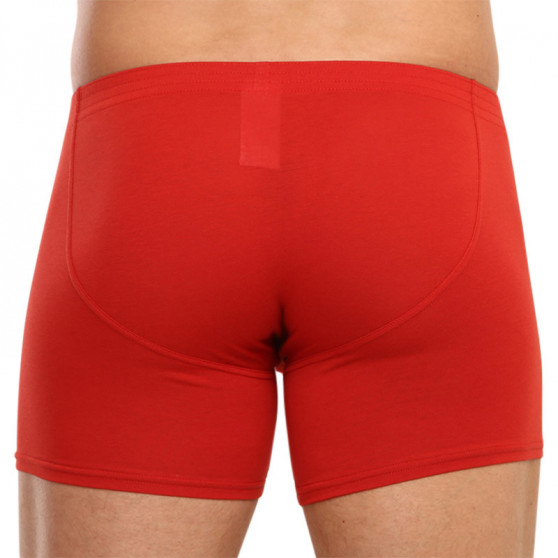 Herenboxershort Styx lang klassiek elastisch rood (F1064)