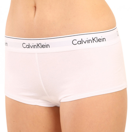 Dames slip Calvin Klein boyshort wit (F3788E-100)