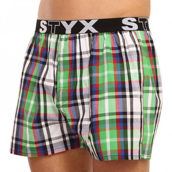 Herenboxershort Styx sport elastisch meerkleurig (B838)