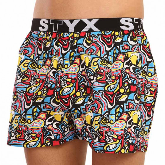 Herenboxershort Styx kunst sport rubberen schets (B1254)