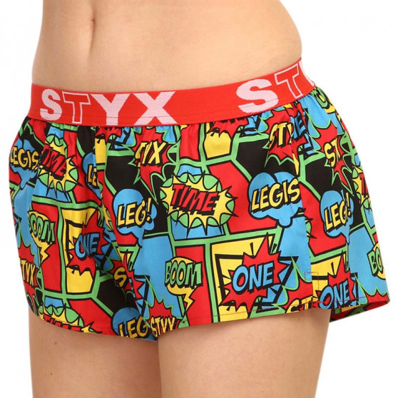 Damesboxershorts Styx kunst sport rubberboom (T955)