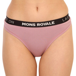 Dames string Mons Royale merino roze (100311-1015-393)