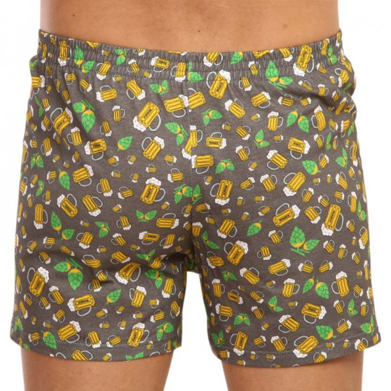 Herenboxershort VoXX veelkleurig (Karlos - pivo malé/šedé)