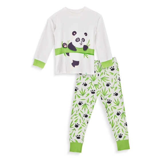 Vrolijke kinderpyjama Dedoles Panda en bamboe (D-K-SW-KP-C-C-1443)