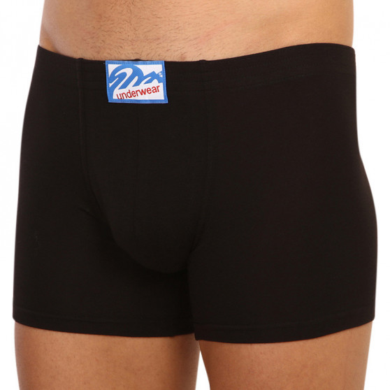 Herenboxershort Styx lang klassiek elastisch zwart (F961)